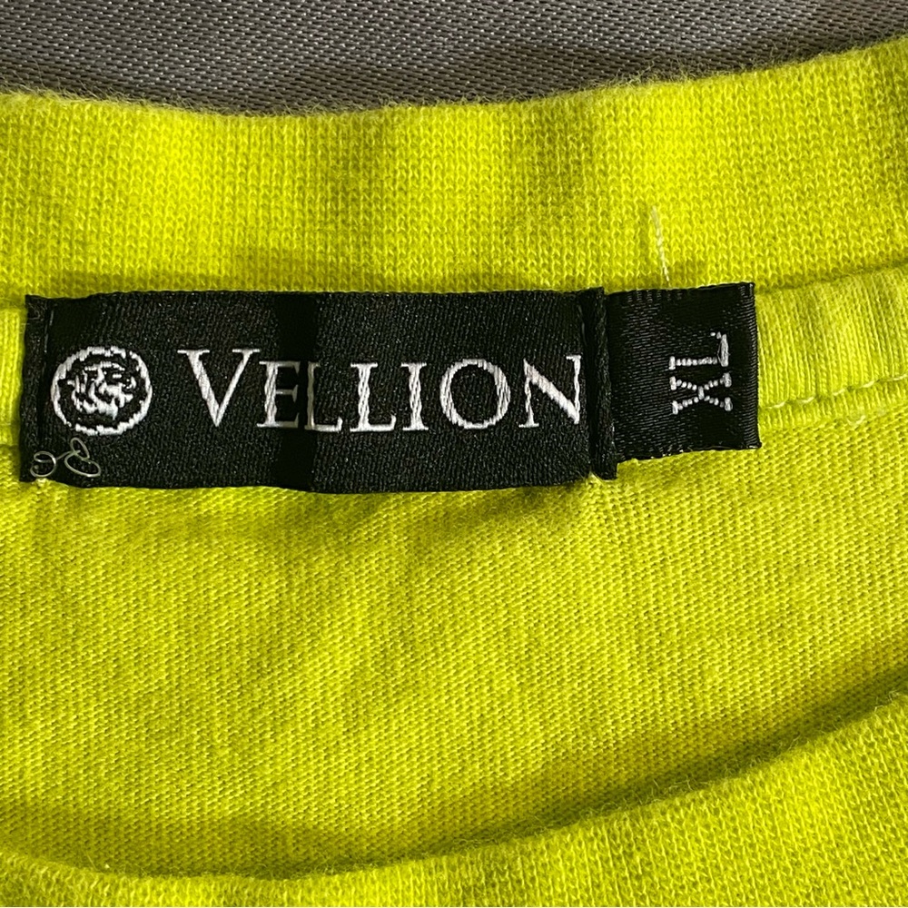 VELLION women’s short sleeve T-shirt, size extra large with graphics neon green - Picture 4 of 7